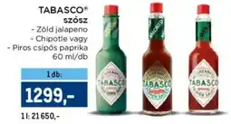 Metro TABASCO Szósz ajánlat