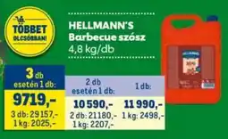 Metro HELLMANN'S Barbecue szósz ajánlat