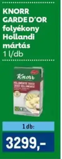 Metro Knorr Garde d'Or folyékony Hollandi mártás ajánlat