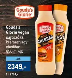 Gouda's Glorie vegán sajtszósz