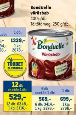 Metro Bonduelle vörösbab ajánlat