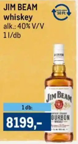Metro Jim Beam whiskey ajánlat