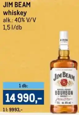 Metro Jim Beam whiskey ajánlat