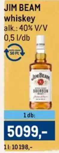 Metro Jim Beam whiskey ajánlat