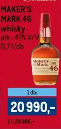 Metro Maker's Mark 46 ajánlat