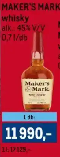 Metro Maker's Mark whisky ajánlat