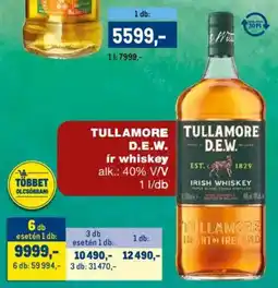 Metro Tullamore D.E.W. ír whiskey ajánlat