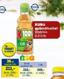 Metro Kubu gyümölcsital ajánlat