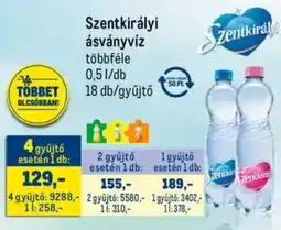 Metro Szentkirályi ásványvíz ajánlat