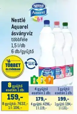 Metro Nestlé Aquarel ásványvíz ajánlat