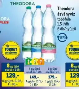 Metro Theodora ásványvíz ajánlat