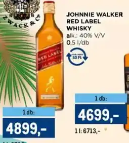 Metro Johnnie Walker Red Label Whisky ajánlat