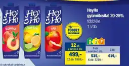 Metro HeyHo gyümölcsital 20-25% ajánlat