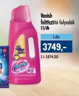 Metro Vanish folttisztító folyadék ajánlat