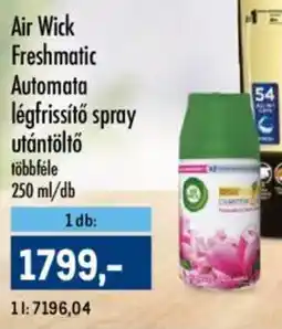 Metro Air Wick Freshmatic Automata légfrissítő spray utántöltő ajánlat
