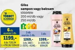 Metro Gliss sampon, balzsam ajánlat