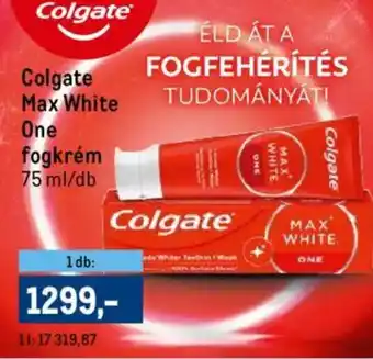 Metro Colgate Max White One fogkrém ajánlat