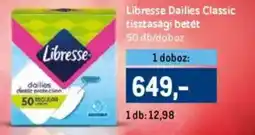 Metro Libresse Dailies Classic tisztasági betét ajánlat