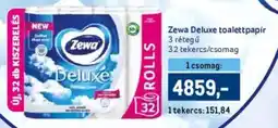 Metro Zewa Deluxe toalettpapír ajánlat