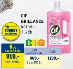 Metro Cif brillance ajánlat
