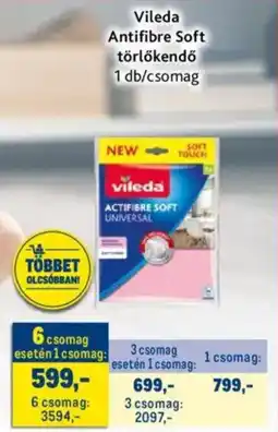 Metro Vileda Antifibre Soft törlőkendő ajánlat
