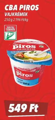 CBA CBA piros Vajkrémek ajánlat