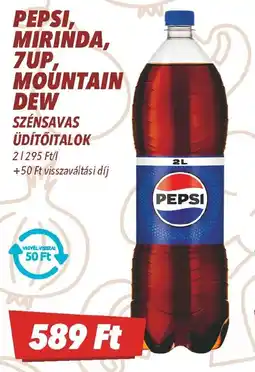 CBA Pepsi, Mirinda, 7up, Mountain dew ajánlat