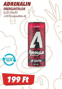 CBA Adrenalin Energiaitalok ajánlat