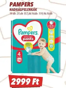 CBA Pampers Nadrágpelenkák ajánlat
