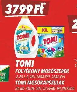 CBA Tomi Folyékony mosószerek ajánlat