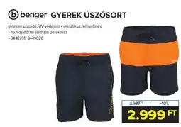 Hervis B benger Gyerek úszósort ajánlat