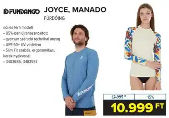 Hervis Idfundango Joyce, manado Fürdőing ajánlat