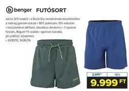 Hervis Benger Futósort ajánlat
