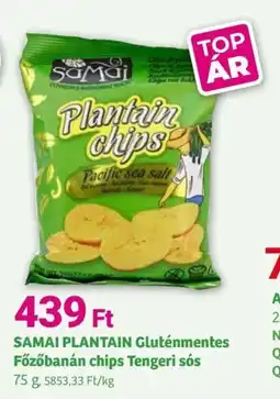 Herbaház SAMAI PLANTAIN Gluténmentes Főzőbanán ajánlat