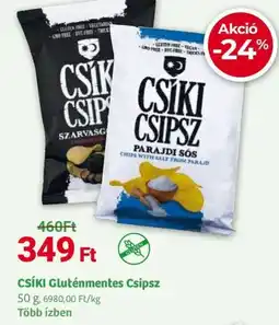 Herbaház CSÍKI Gluténmentes Csipsz ajánlat