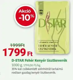 Herbaház D-STAR Fehér Kenyér lisztkeverék ajánlat