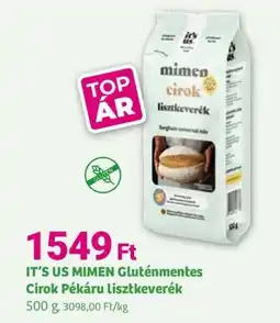Herbaház IT'S US MIMEN Gluténmentes Cirok Pékáru ajánlat