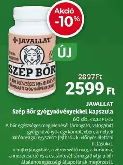Herbaház JAVALLAT Szép Bőr gyógynövényekkel ajánlat