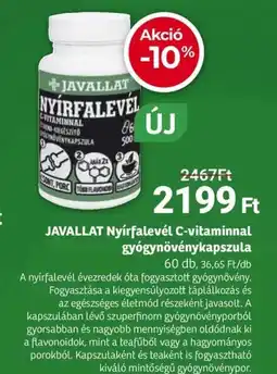 Herbaház JAVALLAT Nyírfalevél C-vitaminnal ajánlat