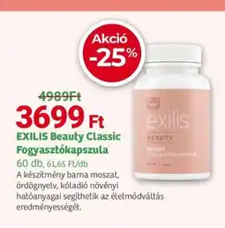 Herbaház EXILIS Beauty Classic Fogyasztókapszula ajánlat