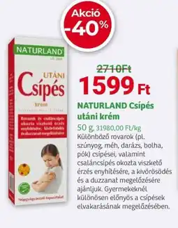 Herbaház NATURLAND Csípés utáni krém ajánlat