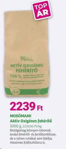Herbaház MOSÓMAMI Aktív Oxigénes fehérítő ajánlat