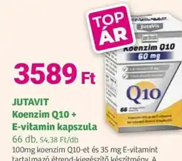 Herbaház JUTAVIT Koenzim Q10 + E-vitamin kapszula ajánlat