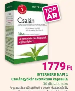 Herbaház INTERHERB NAPI 1 Csalángyökér extraktum ajánlat
