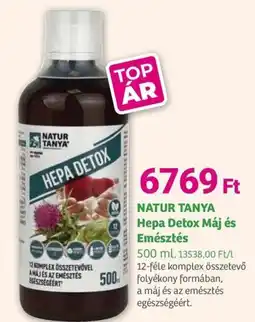 Herbaház NATUR TANYA Hepa Detox Máj és Emésztés ajánlat