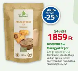 Herbaház BIOMENÜ BIO Macagyökér por ajánlat
