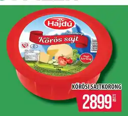 Coop Kőrösi sajtkorong ajánlat