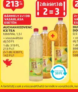 Auchan Auchan Kedvenc Ice Tea ajánlat