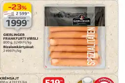 Auchan Gierlinger Frankfurti Virsli ajánlat