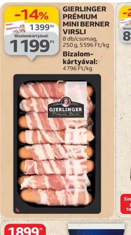 Auchan Gierlinger Prémium Mini Berner Virsli ajánlat